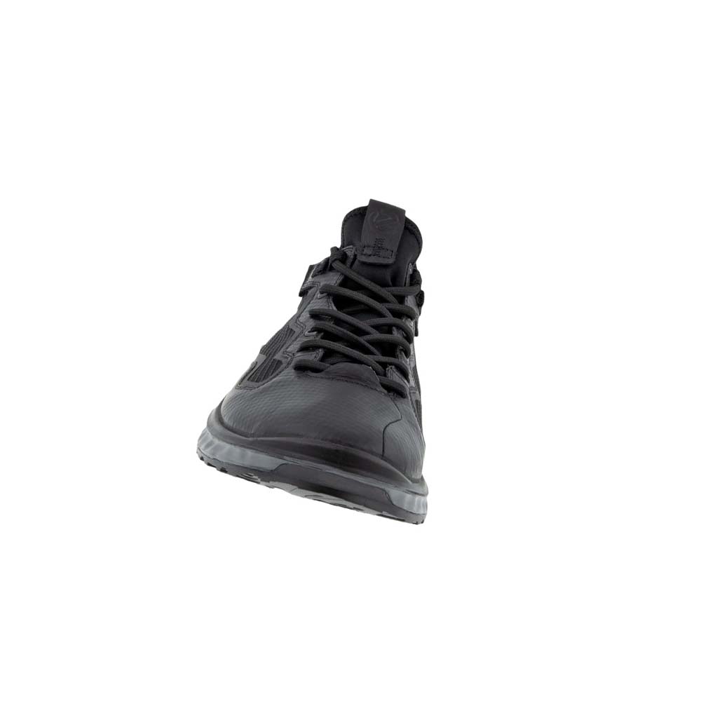 Men's Ecco St.360 Urban Sneakers Black / Grey | USA 662QMA